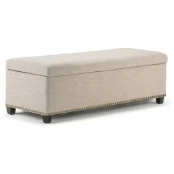Simpli Home Ltd. Kingsley Large Storage Ottoman