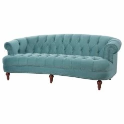 Jennifer Taylor Home La Rosa Victorian Chesterfield Tufted Sofa, Arctic Blue Velvet -GDF sofa Shop 823193a201b29b2e 6634 w800 h800 b1 p0