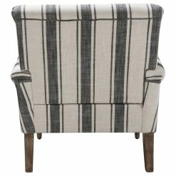 Karat Home Stripe Armchair Set Of 2, Black -GDF sofa Shop 82511b3d010baac2 1405 w800 h800 b1 p0