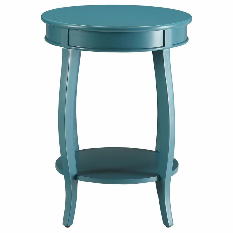 Acme Furniture Aberta Side Table, Teal 5 Acme Furniture Aberta Side Table, Teal - Image 3