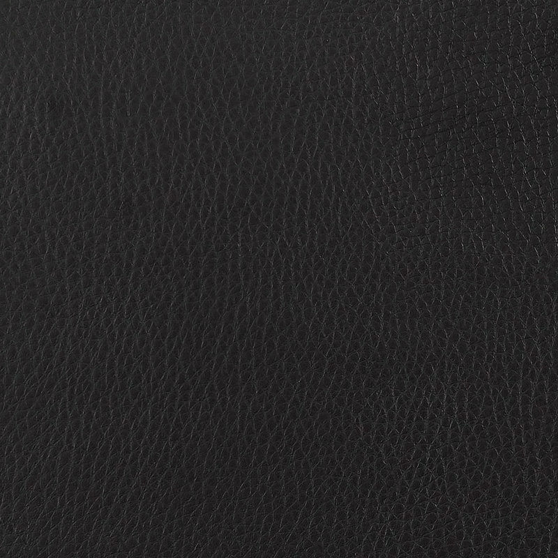 Coaster Home Furnishings Round Leatherette Upholstered Ottoman, Black 6 Coaster Home Furnishings Round Leatherette Upholstered Ottoman, Black - Image 4