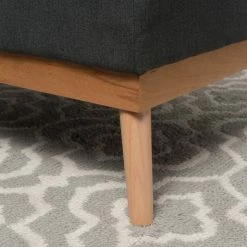 GDFStudio GDF Studio Lou Mid-Century Fabric Ottoman, Oxford Gray -GDF sofa Shop 82c17be101bafa3d 7524 w800 h800 b0 p0