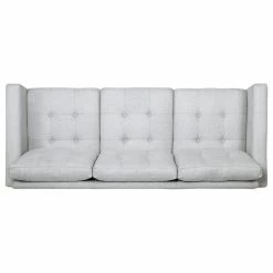 GDFStudio Darcy Contemporary Tufted Fabric 3 Seater Sofa, Light Gray/Dark Brown -GDF sofa Shop 83d1baad0f906695 1796 w800 h800 b1 p0