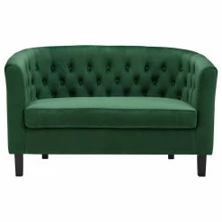 LexMod Prospect Performance Velvet Loveseat, Emerald -GDF sofa Shop 846182ac00cd2568 3566 w800 h800 b1 p0