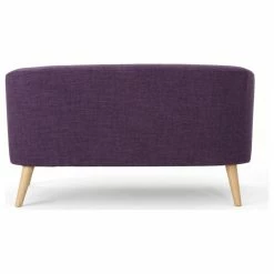 GDFStudio GDF Studio Carol Button Back Mid Century Fabric Modern Loveseat, Muted Purple -GDF sofa Shop 84d1d3680f9075f0 6818 w800 h800 b1 p0