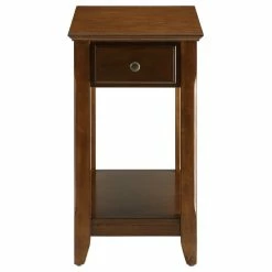 Acme Furniture Bertie Side Table, Walnut
