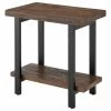 Bolton Furniture, Inc. Pomona Metal And Wood End Table -GDF sofa Shop 8641353601f43683 3758 w800 h800 b1 p0