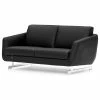 Zuri Furniture Modern Armondo Loveseat In Black Microfiber And Genuine Leather 2 Zuri Furniture Modern Armondo Loveseat In Black Microfiber And Genuine Leather -GDF sofa Shop 86816b400d092b61 8160 w800 h800 b1 p0