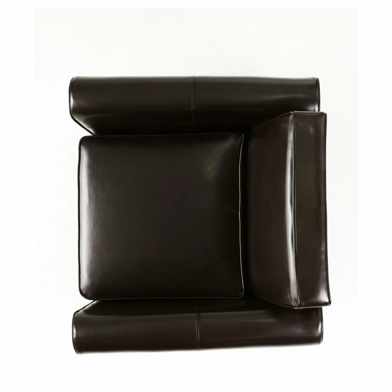 GDFStudio GDF Studio Larkspur Modern Design Leather Club Chair, Brown 13 GDFStudio GDF Studio Larkspur Modern Design Leather Club Chair, Brown - Image 11