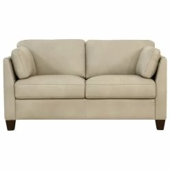 Acme Furniture ACME Matias Loveseat, Dusty White Leather