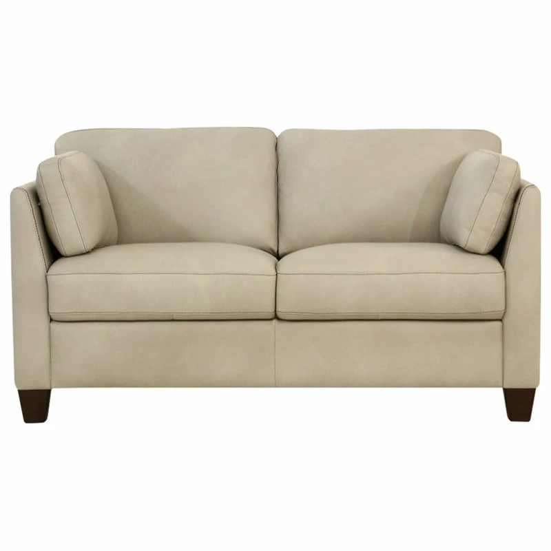 Acme Furniture ACME Matias Loveseat, Dusty White Leather 3 Acme Furniture ACME Matias Loveseat, Dusty White Leather