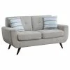 Domain Industries Inc. Lexicon Amberley Textured Loveseat In Gray