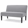 GDFStudio GDF Studio Charlotte Modern Simple Elegant Fabric Loveseat, Light Gray/Matte Black -GDF sofa Shop 89b16d4001b30261 6943 w800 h800 b1 p0