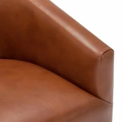 Comfort Pointe Geneva Charcoal Wood Base Swivel Chair, Caramel -GDF sofa Shop 8a6159ee0e500f0d 6062 w800 h800 b0 p0