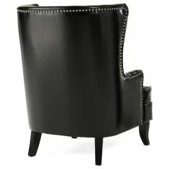 GDFStudio GDF Studio Jameson Tall Wingback Leather Club Chair, Black -GDF sofa Shop 8b81c06c039fdd94 1590 w800 h800 b1 p0