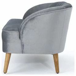 GDFStudio GDF Studio Scarlett Modern New Velvet Sofa, Pewter -GDF sofa Shop 8b91e57001e65d97 7627 w800 h800 b1 p0