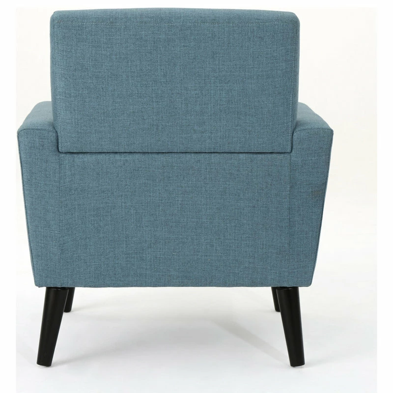GDFStudio GDF Studio Sierra Mid Century Fabric Club Chair, Blue 10 GDFStudio GDF Studio Sierra Mid Century Fabric Club Chair, Blue - Image 8