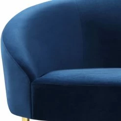 Meridian Furniture Ritz Velvet Sofa, Navy -GDF sofa Shop 8cf1cd5302740ff0 6411 w800 h800 b0 p0