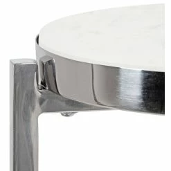 Uniek Aguilar Glam Drink Table, Silver/White 8x8x23 -GDF sofa Shop 8d21471d0fb68655 5029 w800 h800 b1 p0