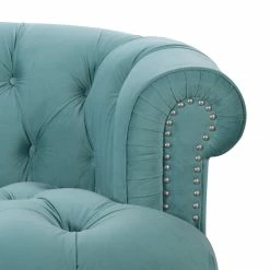 Jennifer Taylor Home La Rosa Victorian Chesterfield Tufted Sofa, Arctic Blue Velvet -GDF sofa Shop 8e114b1401b29b3d 6634 w800 h800 b0 p0