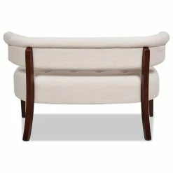 Jennifer Taylor Home Jared Roll Arm Tufted Bench Settee, Sky Neutral Beige Polyester Yarn-Dyed 20 Jennifer Taylor Home Jared Roll Arm Tufted Bench Settee, Sky Neutral Beige Polyester Yarn-Dyed -GDF sofa Shop 8ee182c901959442 4305 w800 h800 b1 p0