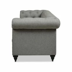 Jennifer Taylor Home Alto 88" Tufted Chesterfield Sofa, Dark Heathered Grey Linen -GDF sofa Shop 8fb10cb400fb09c6 6624 w800 h800 b1 p0