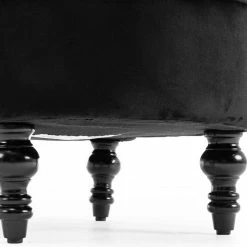 Belleze Royal High Back Velvet Tufted Ottoman Chair, Black -GDF sofa Shop 8fc102420bb24990 7596 w800 h800 b0 p0