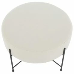 Lumisource Daniella Ottoman With Black Metal And Cream Fabric OT-DANIELLA BKCR 8 Lumisource Daniella Ottoman With Black Metal And Cream Fabric OT-DANIELLA BKCR -GDF sofa Shop 8fe183d20f63fb44 2549 w800 h800 b1 p0