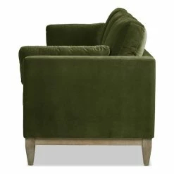 Jennifer Taylor Home Knox 84" Modern Farmhouse Sofa, Olive Green Performance Velvet -GDF sofa Shop 90b14aaf036c06f5 6632 w800 h800 b1 p0