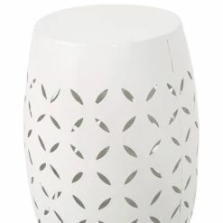 GDFStudio GDF Studio Dione Indoor Lace Cut Iron Accent Table, White -GDF sofa Shop 90c19a6001e52e95 2477 w800 h800 b1 p0