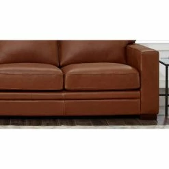 Hydeline USA Hydeline Dillon Top Grain Leather Sofa Collection, Cinnamon Brown, Loveseat -GDF sofa Shop 917160b702bd4e9a 5209 w800 h800 b0 p0