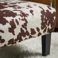 GDFStudio GDF Studio Kalee Contemporary Accent Chair, Cow Print, Matte Black, Fabric -GDF sofa Shop 91c1d8f10f9315b1 4008 w800 h800 b0 p0