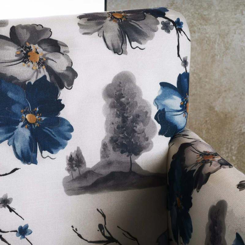 GDFStudio GDF Studio Manon Floral Print Fabric Club Chair 6 GDFStudio GDF Studio Manon Floral Print Fabric Club Chair - Image 4