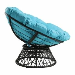 Office Star Products Papasan Chair With Blue Cushion And Gray Resin Wicker Frame -GDF sofa Shop 94216c72002221d2 8385 w800 h800 b1 p0