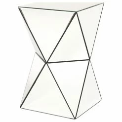 GDFStudio GDF Studio Aedon Modern Mirrored Side Table