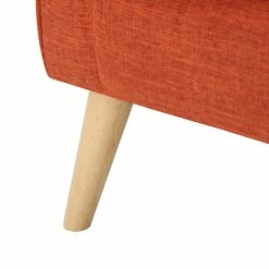 GDFStudio GDF Studio Mia Mid Century Modern Fabric Loveseat, Muted Orange -GDF sofa Shop 9431cc2c01b71a4c 4657 w800 h800 b0 p0