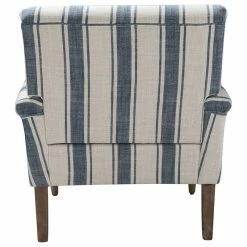 Karat Home Stripe Armchair With Solid Wood Legs, Navy -GDF sofa Shop 94a17bc900bdd068 1313 w800 h800 b1 p0
