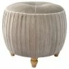 New Pacific Direct Inc. Helena Small Round Ottoman Natural Wood Legs, Chamoise Taupe -GDF sofa Shop 94a1871c0c34dfdd 3661 w800 h800 b1 p0
