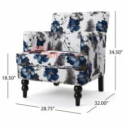 GDFStudio GDF Studio Manon Floral Print Fabric Club Chair 14 GDFStudio GDF Studio Manon Floral Print Fabric Club Chair -GDF sofa Shop 95610aef036c6053 7150 w800 h800 b1 p0