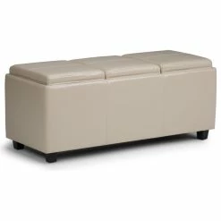 GDF sofa Shop 23 Simpli Home Ltd. Avalon Storage Ottoman