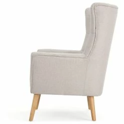 GDFStudio GDF Studio Temescal Mid Century Modern Dark Teal Fabric Club Chair, Wheat -GDF sofa Shop 95f1f7e501bb00fe 8641 w800 h800 b1 p0