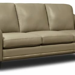 Hello Sofa Home Sienna Genuine Leather Midcentury Modern Sofa, Beige -GDF sofa Shop 96f121400f171f6f 4450 w800 h800 b0 p0