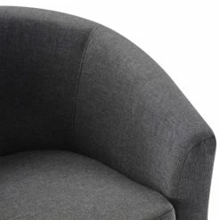 Belleze Modern Club Chair Barrel Design, Gray 11 Belleze Modern Club Chair Barrel Design, Gray -GDF sofa Shop 97d1bd790f114856 7491 w800 h800 b0 p0