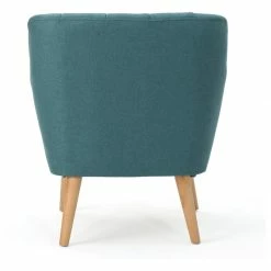 GDFStudio GDF Studio Madelyn Mid Century Modern Fabric Club Chair, Dark Teal -GDF sofa Shop 980151a401b1cf64 5910 w800 h800 b1 p0