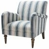 Karat Home Stripe Armchair With Solid Wood Legs, Navy -GDF sofa Shop 982192cc00bdd061 1313 w800 h800 b1 p0