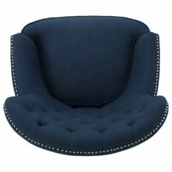 GDFStudio GDF Studio Alfred Royal Vintage Design Upholstered Arm Chair, Dark Blue -GDF sofa Shop 9851aa4e01aebf3f 9354 w800 h800 b1 p0