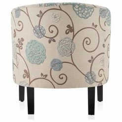 Belleze Modern Club Chair Barrel Design, Flower Print 10 Belleze Modern Club Chair Barrel Design, Flower Print -GDF sofa Shop 98a113ba0f27b0e9 8330 w800 h800 b1 p0