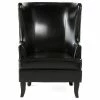 GDFStudio GDF Studio Jameson Tall Wingback Leather Club Chair, Black -GDF sofa Shop 99911847039fdd99 1590 w800 h800 b1 p0
