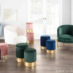 Lumisource Marla Gold And Cream Nesting Pleated Ottoman Set OT-MARLA PLT VCR 11 Lumisource Marla Gold And Cream Nesting Pleated Ottoman Set OT-MARLA PLT VCR -GDF sofa Shop 99a148400eb9d357 3747 w800 h800 b0 p0