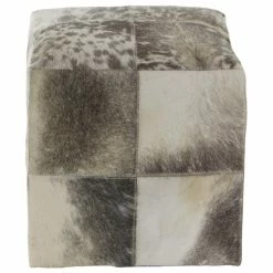 Brimfield & May Contemporary Gray Leather Stool 95920 -GDF sofa Shop 99f1cb350e624ad5 2801 w800 h800 b1 p0